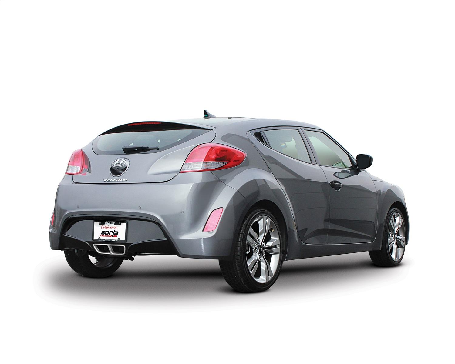 Borla Axle-Back Exhaust System - S-Type - Stainless Steel Tips (2012-2017 Veloster) - 11821