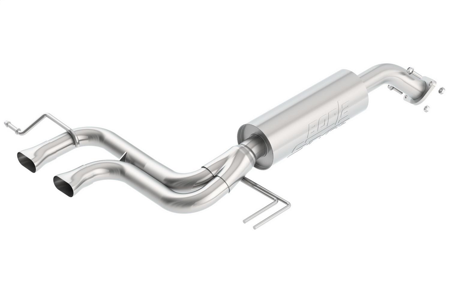 Borla Axle-Back Exhaust System - S-Type - Stainless Steel Tips (2012-2017 Veloster) - 11821