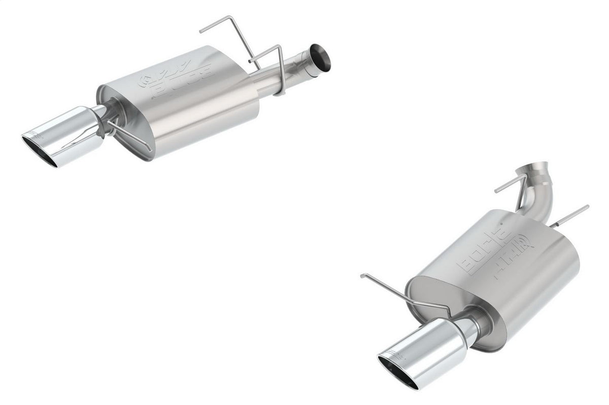 Borla Axle-Back Exhaust System - Atak(R) - Stainless Steel Tips (2013-2014 Mustang) - 11838