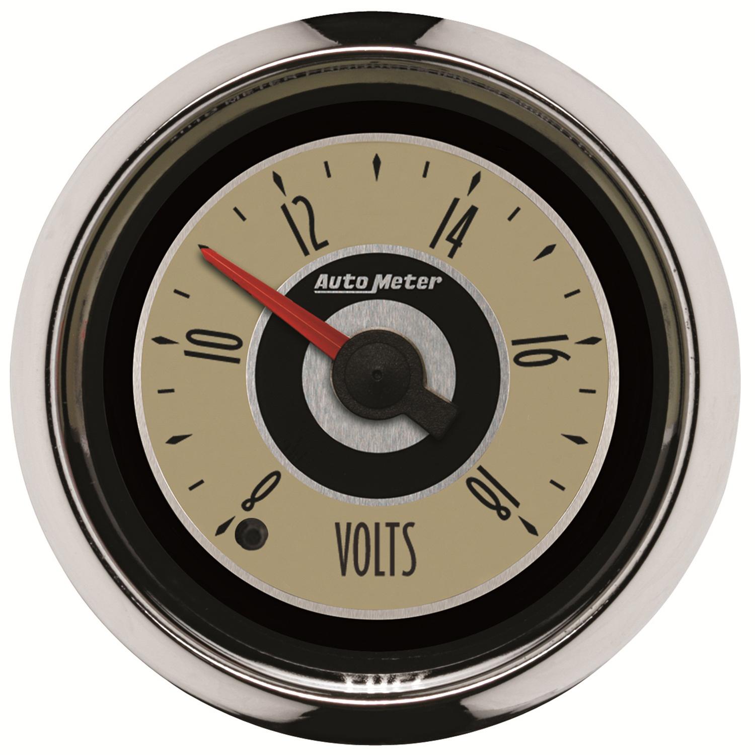 Auto Meter Gauge, Voltmeter, 2 1/16" , 18V, Digital Stepper Motor, Cruiser - 1183