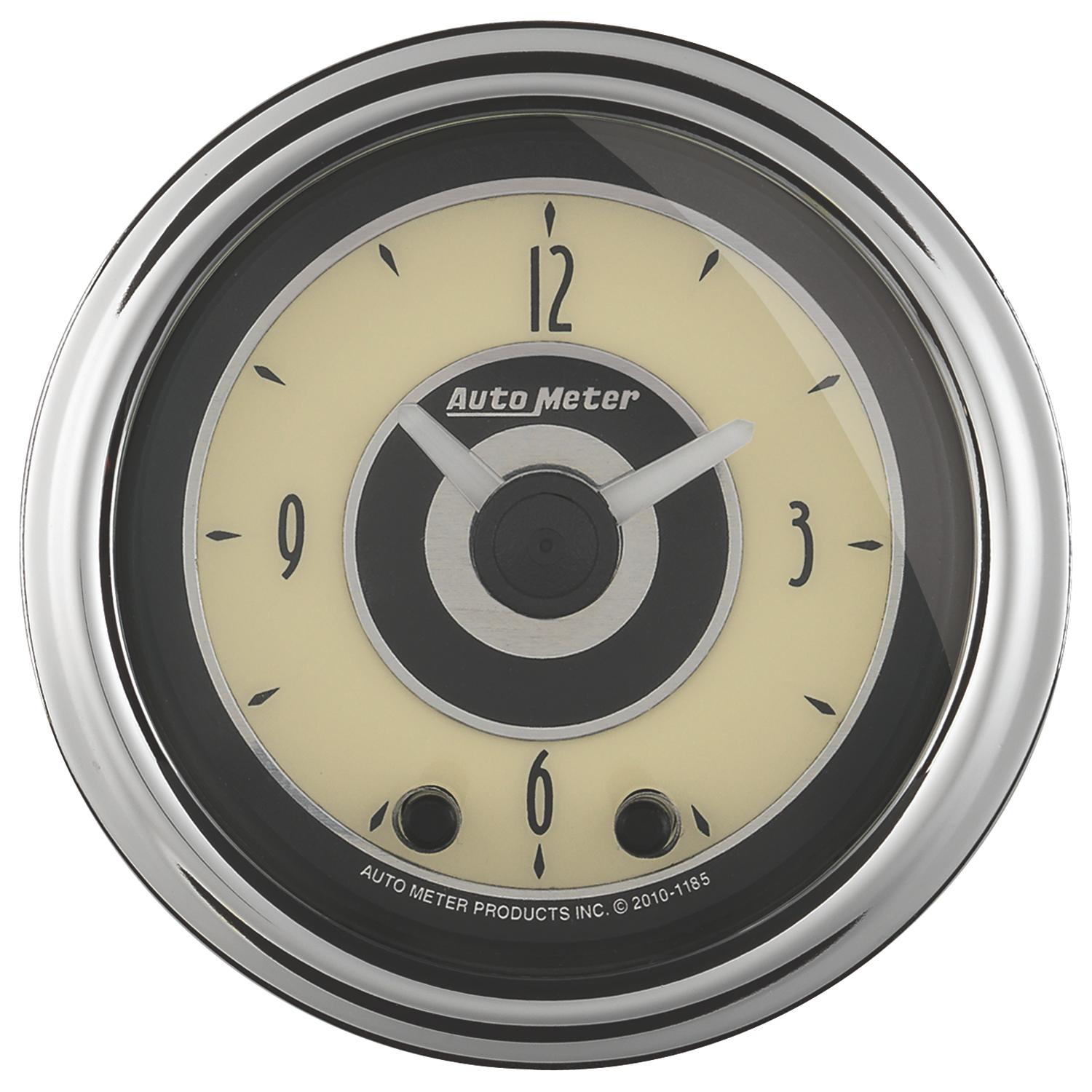 Auto Meter 2-1/16" CLOCK, 12 HOUR, CRUISER AD - 1184