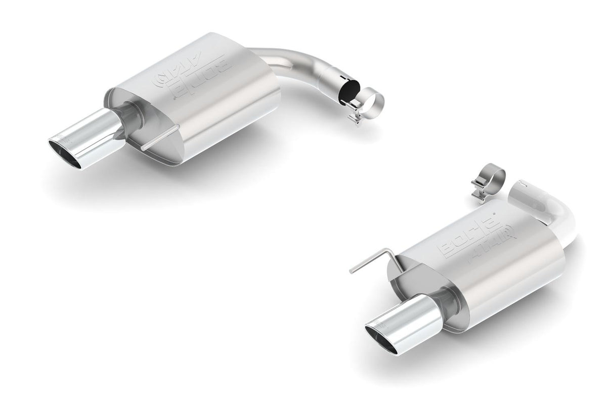 Borla Axle-Back Exhaust System - Atak(R) - Stainless Steel Tips (2015-2017 Mustang) - 11895