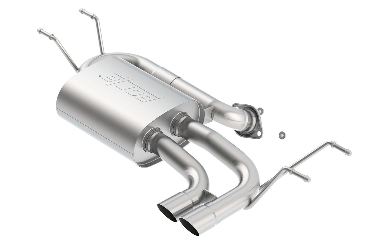 Borla Axle-Back Exhaust System - S-Type - Stainless Steel Tips (2016-2023 MX-5 Miata) - 11919