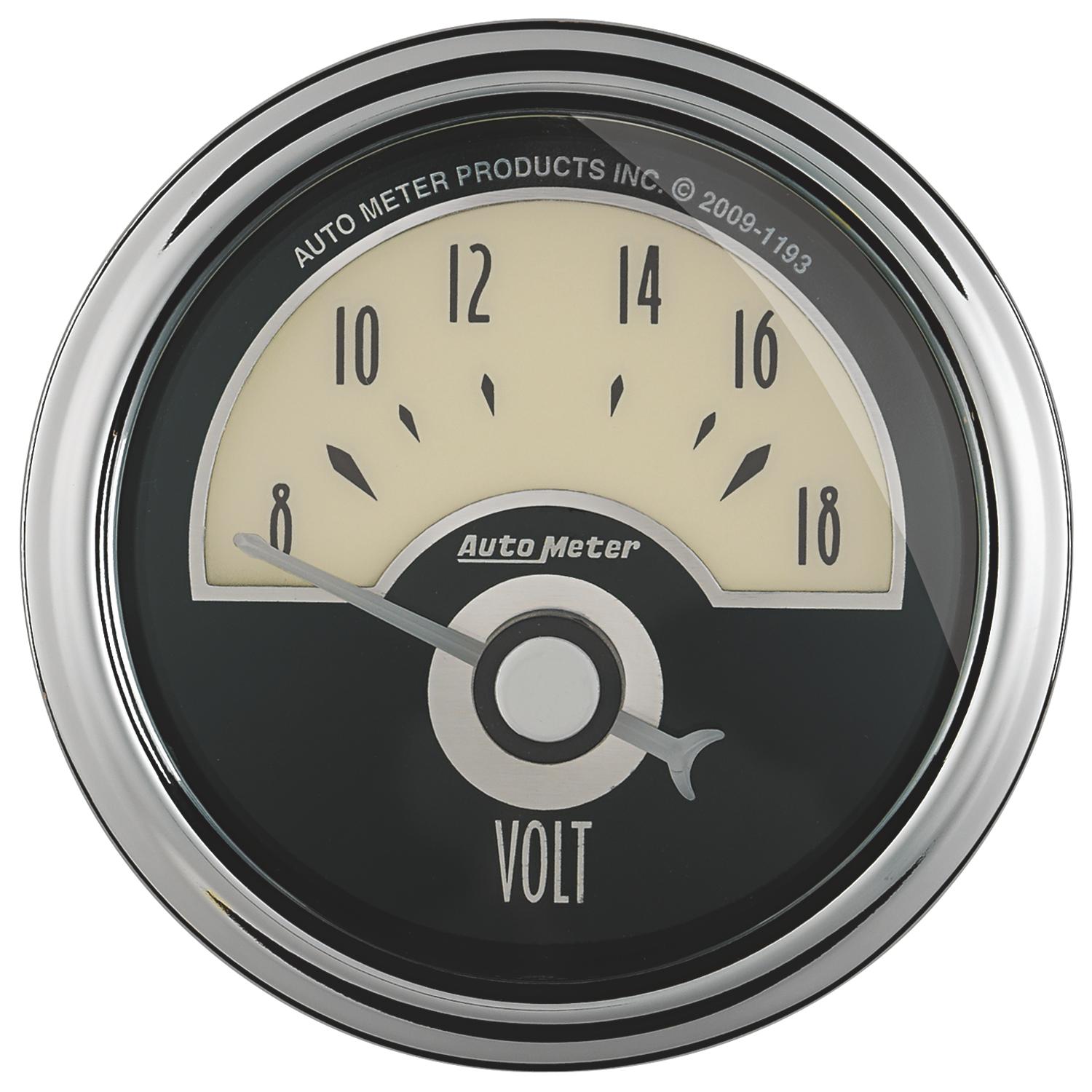 Auto Meter 2-1/16" VOLTMETER, 8-18V, CRUISER AD - 1191