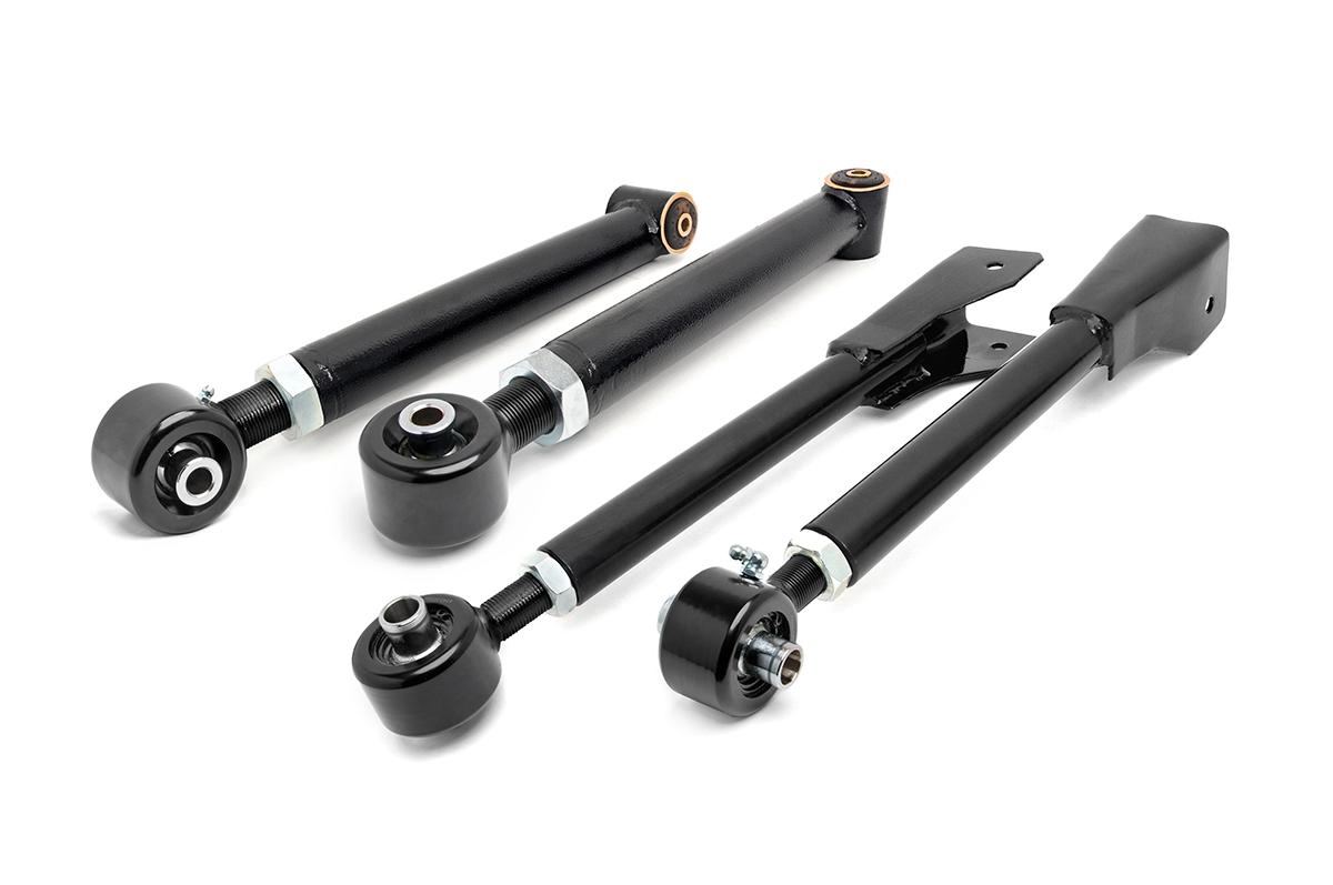 Rough Country Front Upper & Lower X-Flex Adjustable Control Arms for 0-6.5-inch Lifts - 11920