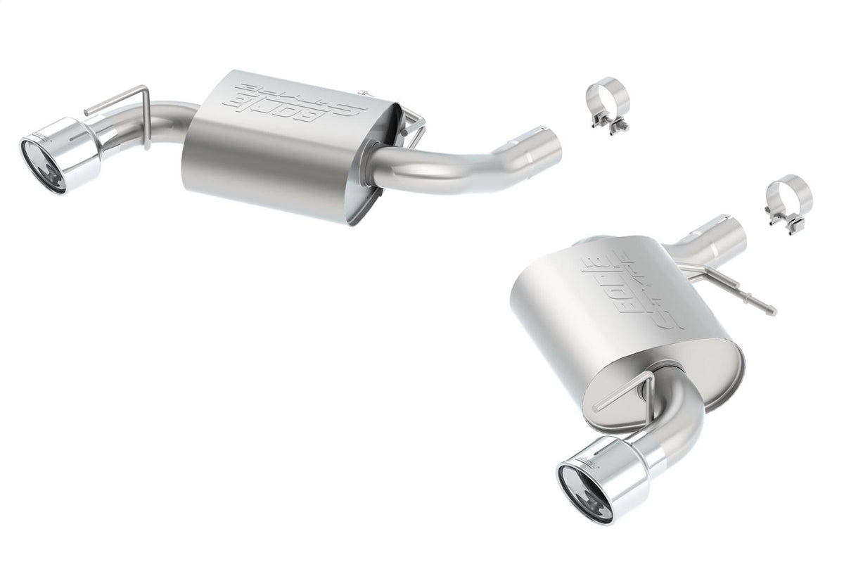 Borla Axle-Back Exhaust System - S-Type - Stainless Steel Tips (2016-2023 Camaro SS) - 11922