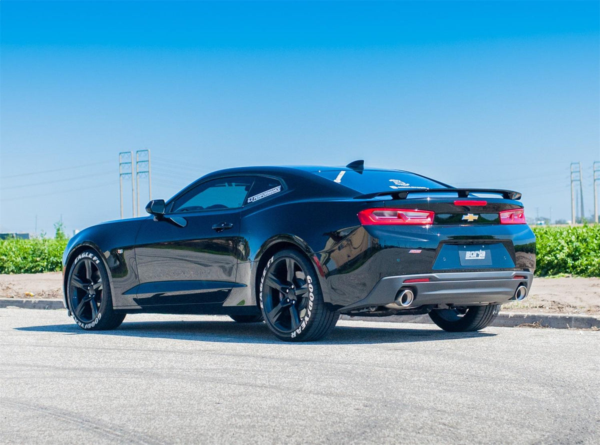 Borla Axle-Back Exhaust System - S-Type - Stainless Steel Tips (2016-2023 Camaro SS) - 11922