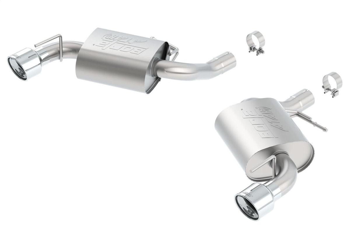 Borla Axle-Back Exhaust System - Atak(R) - Stainless Steel Tips (2016-2023 Camaro SS) - 11923