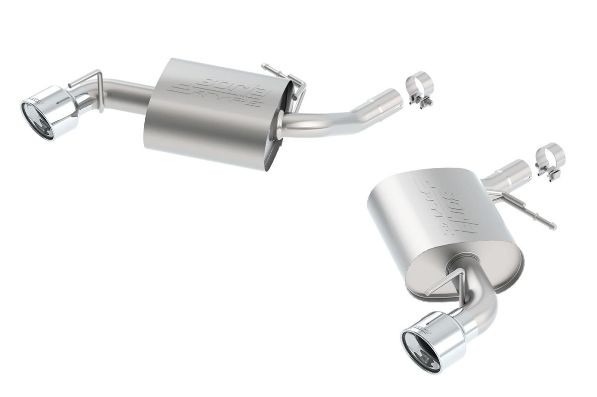 Borla Axle-Back Exhaust System - S-Type - Stainless Steel Tips (2016-2023 Camaro) - 11928