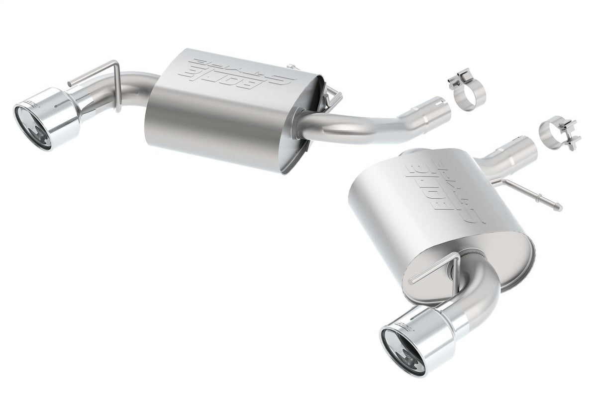 Borla Axle-Back Exhaust System - S-Type - Stainless Steel Tips (2016-2023 Camaro) - 11933