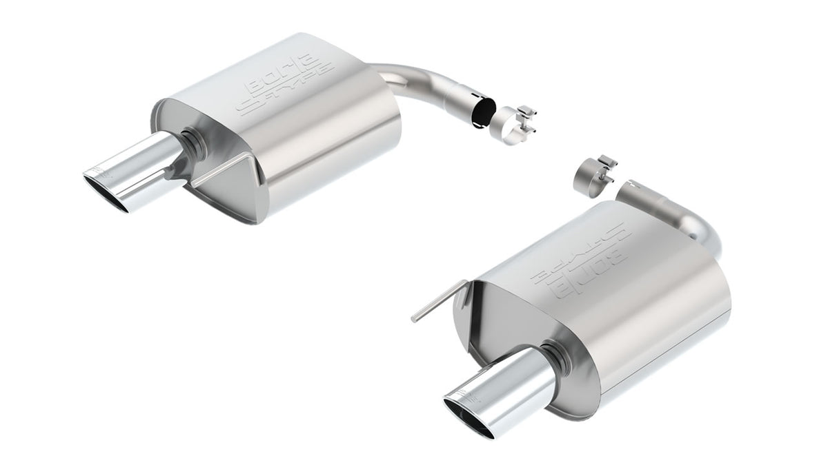 Borla S-Type Axle-Back Exhaust System - 2015-2023 Mustang EcoBoost - Part 11938