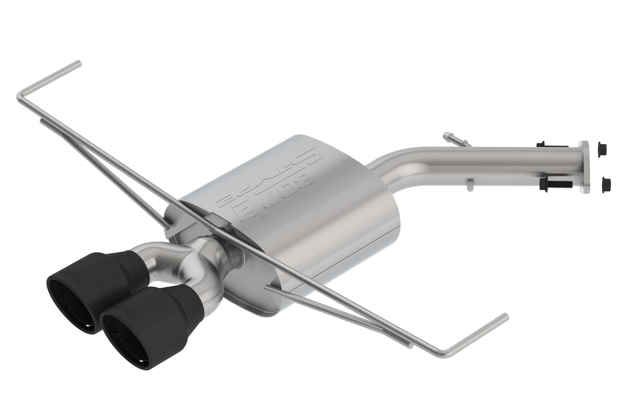 Borla Axle-Back Exhaust System - S-Type - Ceramic Black Tips (2019-2021 Veloster) - 11959CB