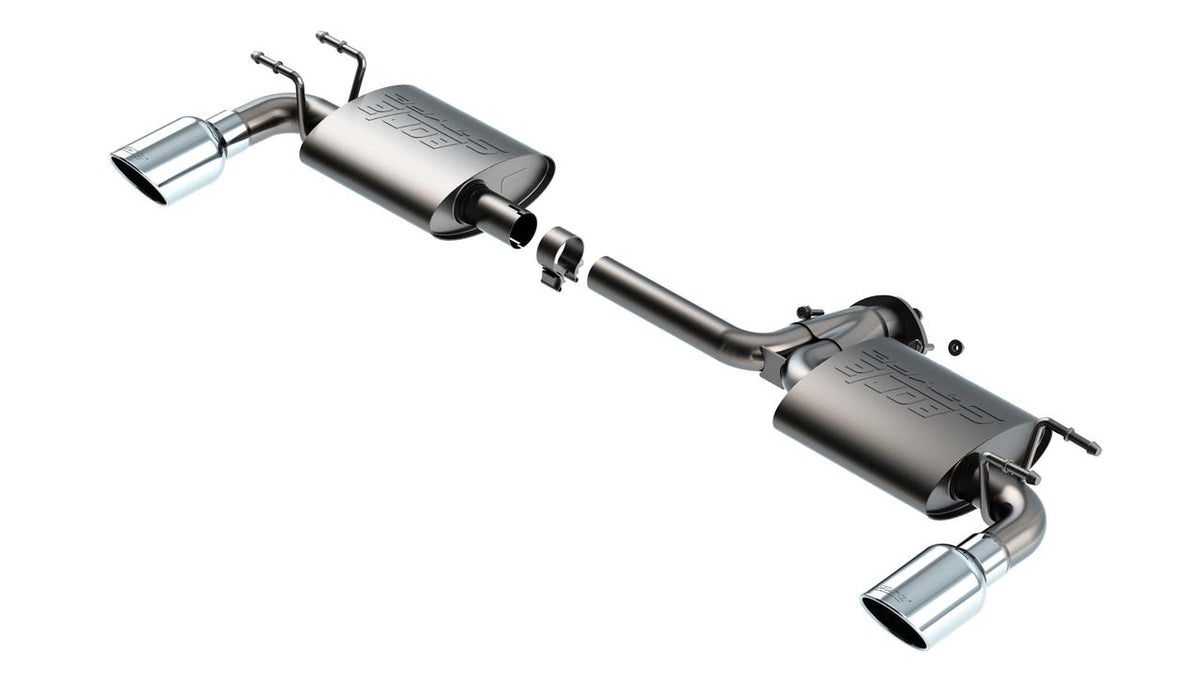 Borla Axle-Back Exhaust System - S-Type - Stainless Steel Tips (2019-2023 3) - 11970