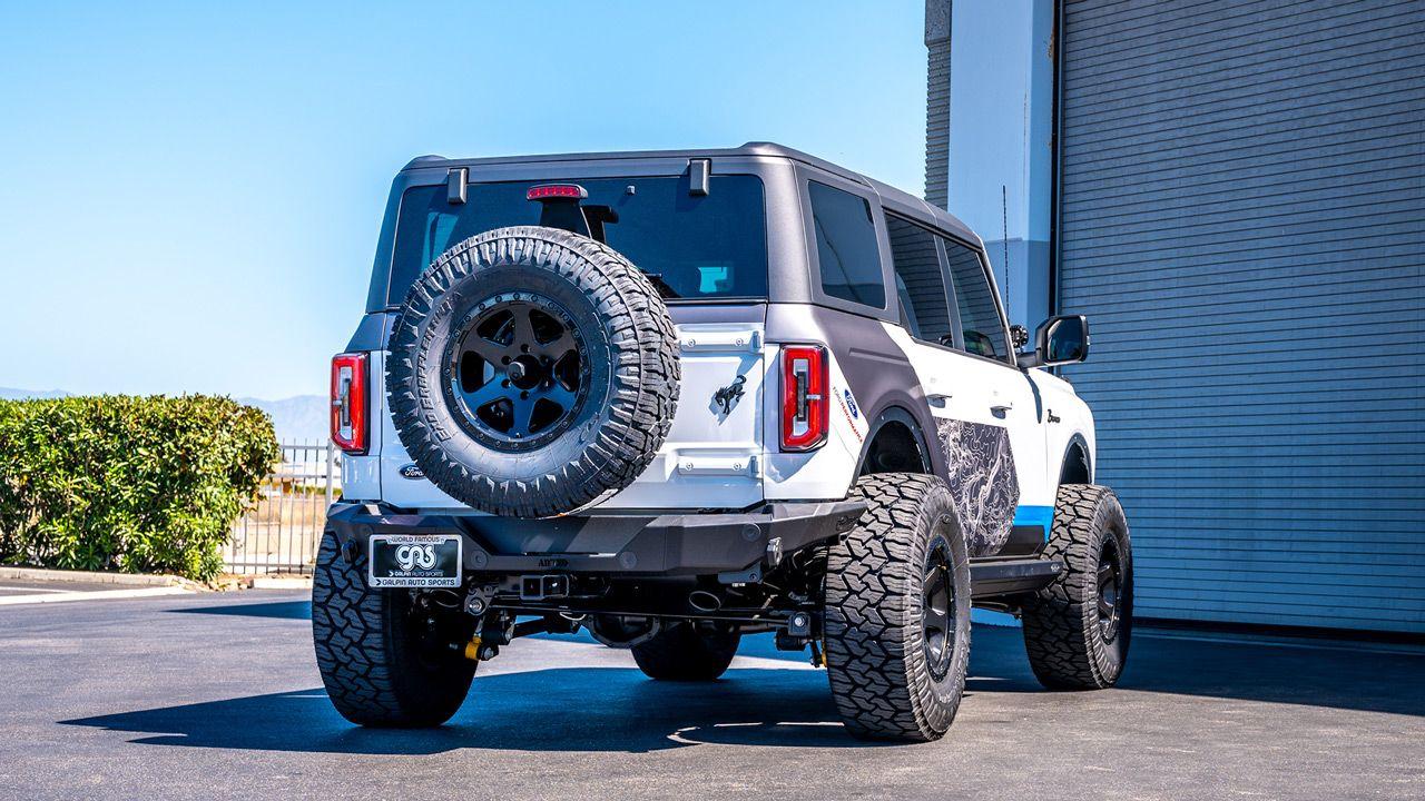 Borla Axle-Back Exhaust System - Touring - Ceramic Black Tips (2021-2025 Bronco) - 11973CB