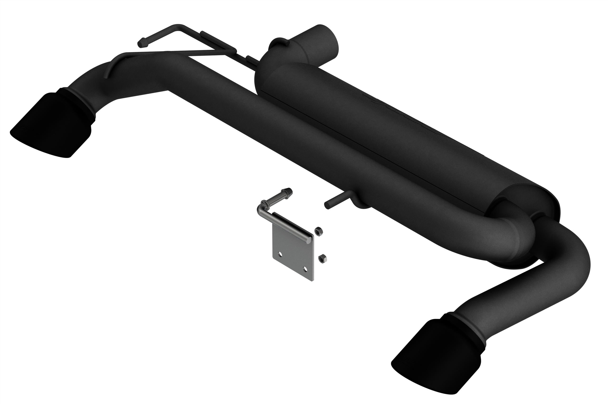 Borla Axle-Back Exhaust System - Touring - Ceramic Black Tips (2021-2025 Bronco) - 11973CB