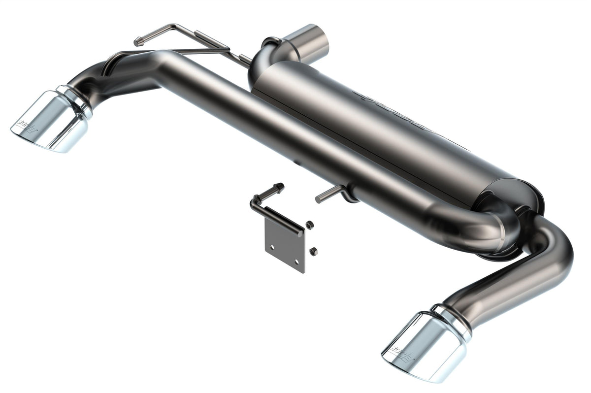 Borla Axle-Back Exhaust System - Touring - Stainless Steel Tips (2021-2025 Bronco) - 11973