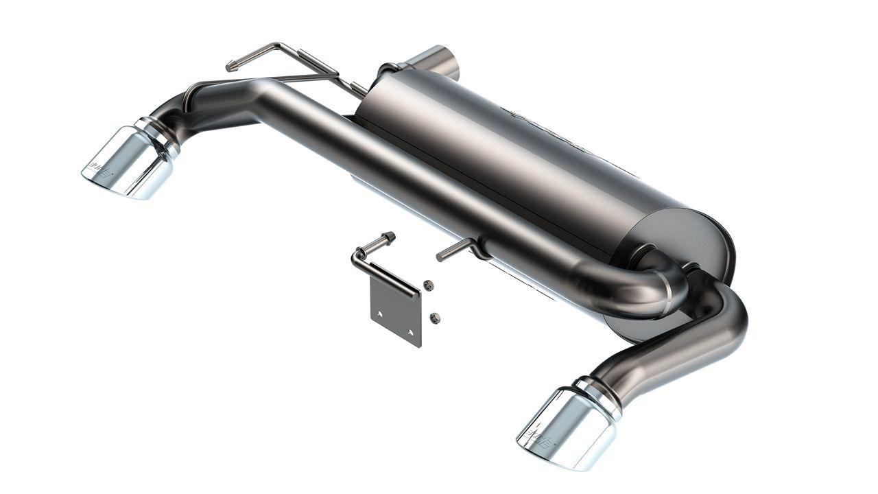 Borla Axle-Back Exhaust System - Touring - Stainless Steel Tips (2021-2025 Bronco) - 11976