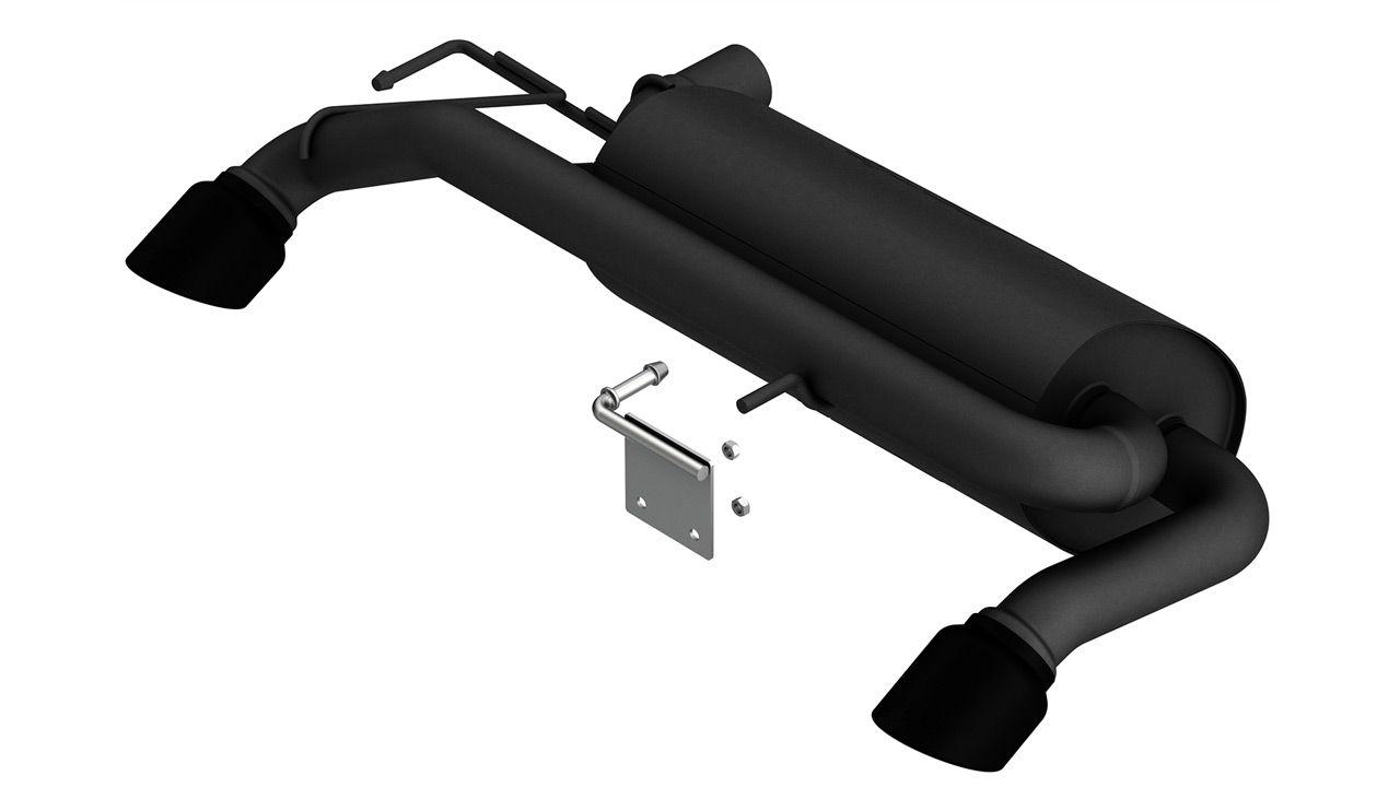 Borla Axle-Back Exhaust System - S-Type - Ceramic Black Tips (2021-2025 Bronco) - 11977CB