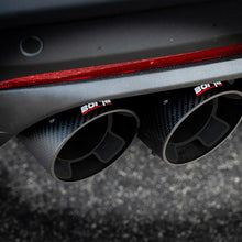 Borla Axle-Back Exhaust System - S-Type - Carbon Fiber Quad Tips (2024-2026 Mustang w/ Active Exhaust) - 11985CFBA