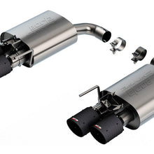 Borla Axle-Back Exhaust System - S-Type - Carbon Fiber Quad Tips (2024-2026 Mustang w/ Active Exhaust) - 11985CFBA