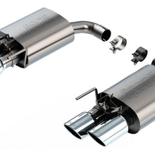 Borla Axle-Back Exhaust System - S-Type - Stainless Steel Quad Tips (2024-2026 Mustang w/ Active Exhaust) - 11985
