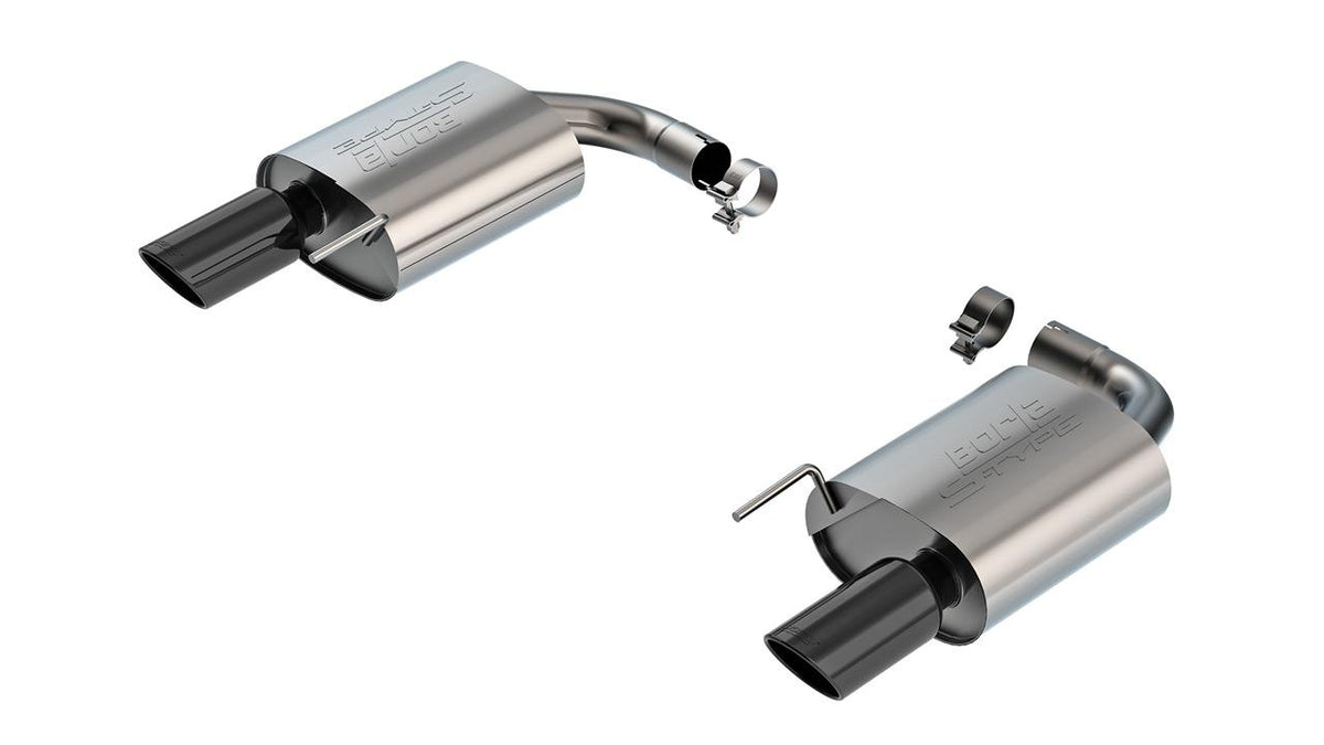 Borla Axle-Back Exhaust System - S-Type (2024-2025 Mustang EcoBoost, Mustang EcoBoost Premium) - 11986BC