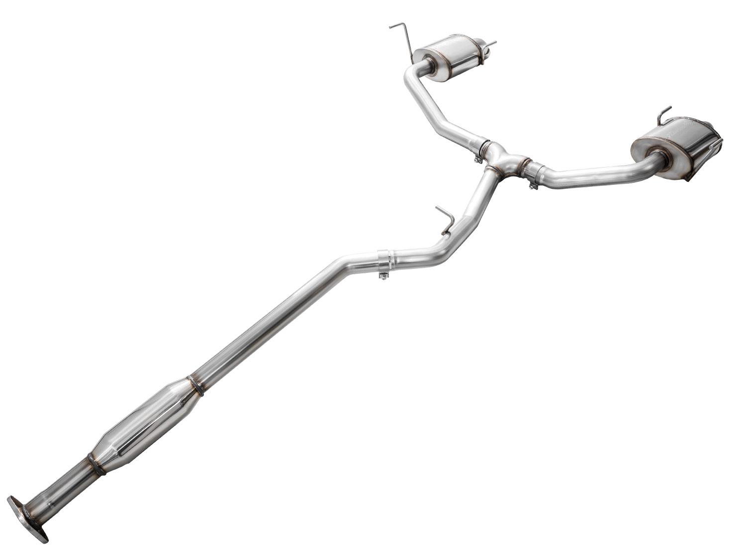 AWE 0FG Exhaust - Dual BashGuards (2020+ Subaru Outback 2.4T) - 3015-38246