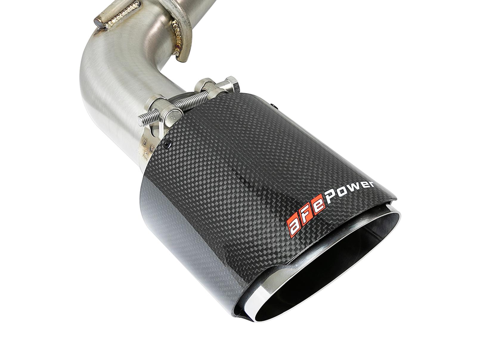 AFE Cat-Back Exhaust System (2017-2019 Infiniti Q60 V6-3.0L (tt)) - 49-36134NM-C