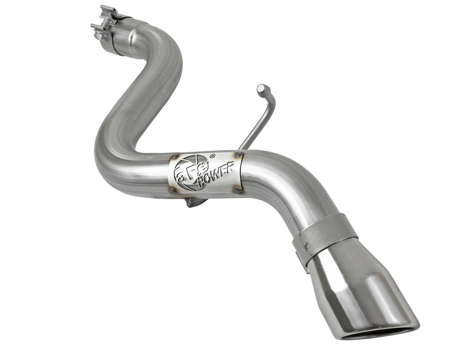 AFE Axle-Back Exhaust System (2018-2020 Jeep Wrangler L4-2.0L(t) / V6-3.6L) - 49-48070-1P