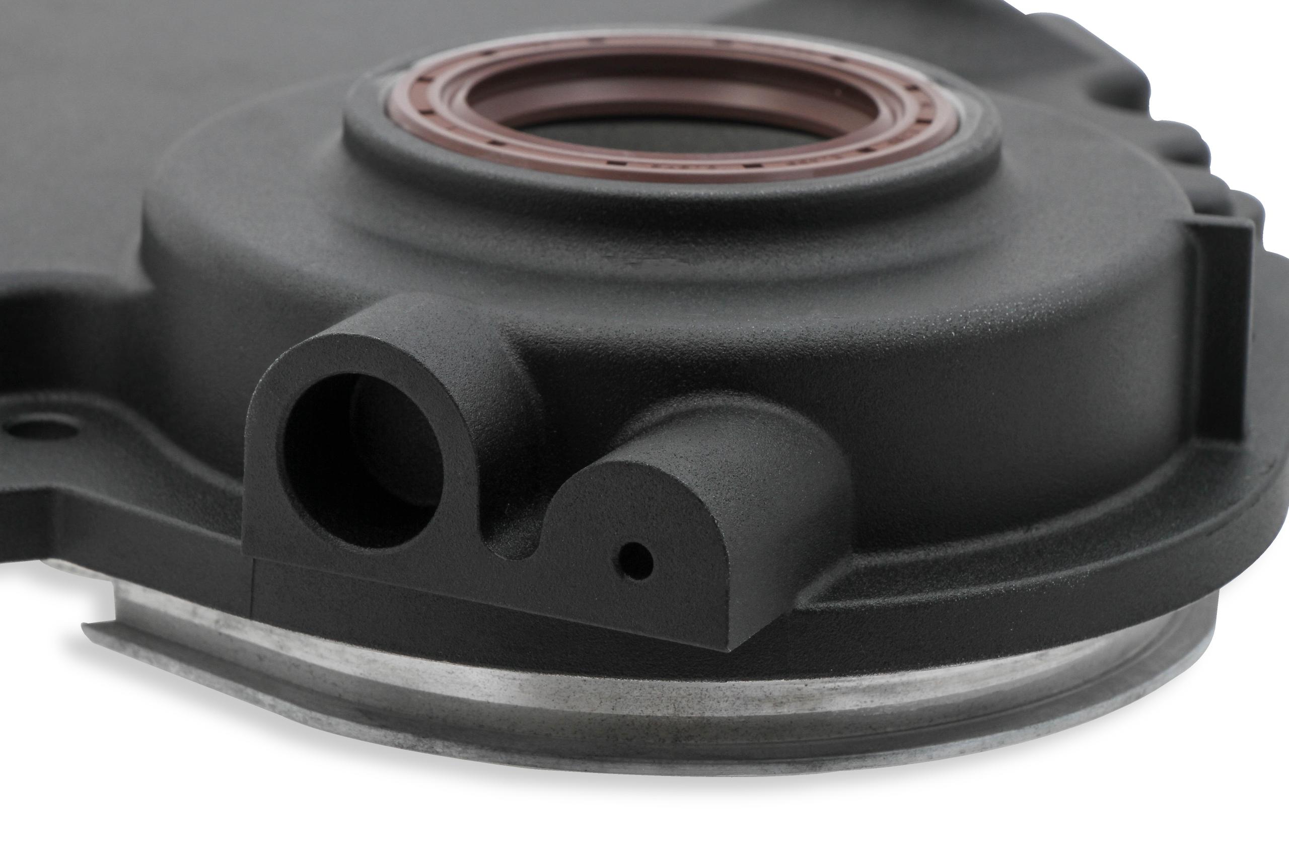 Holley Cast Aluminum Timing Chain Cover.  - 21-151