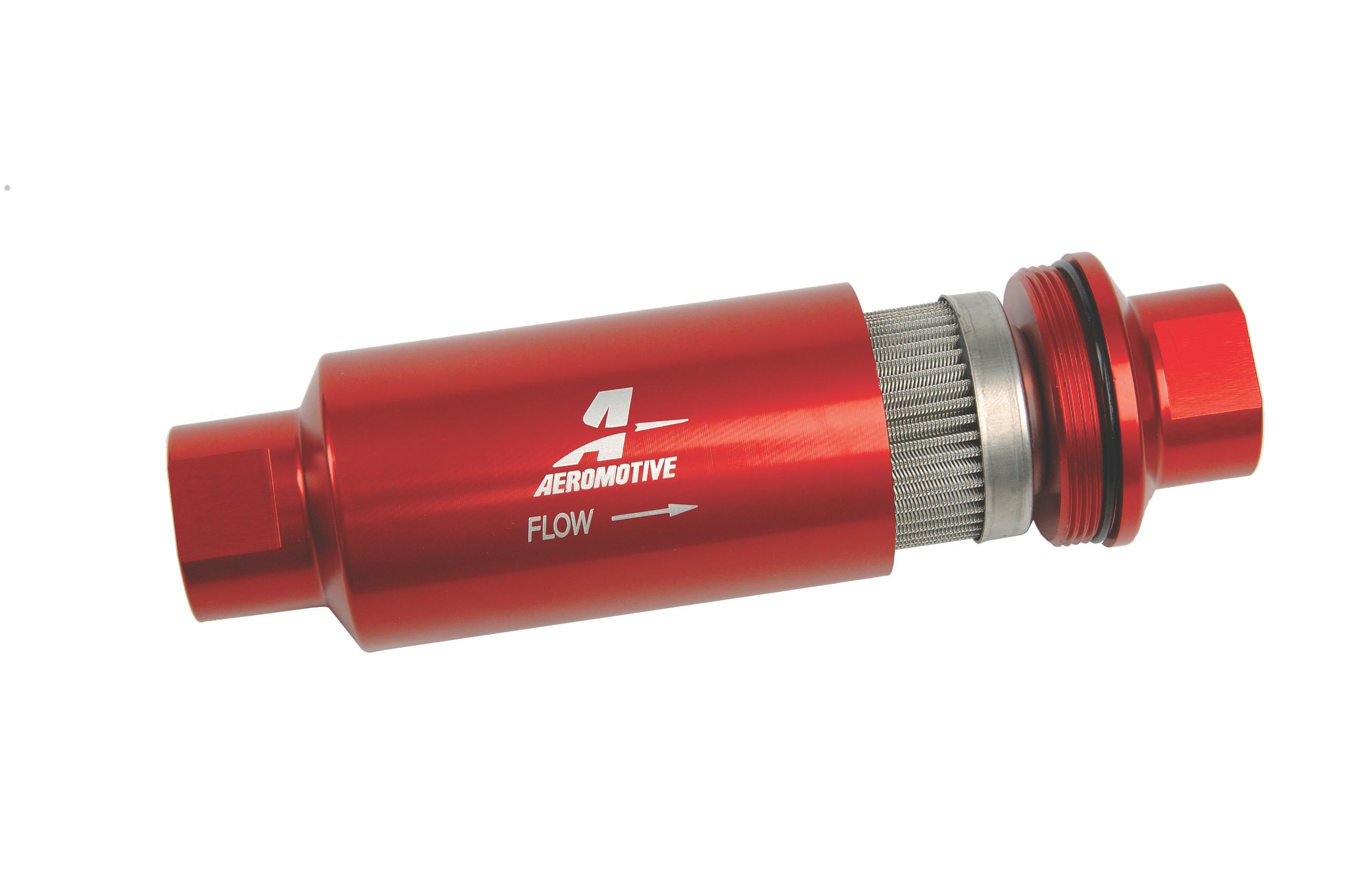 Aeromotive Billet Fuel Filter (100 Micron Stainless Element)