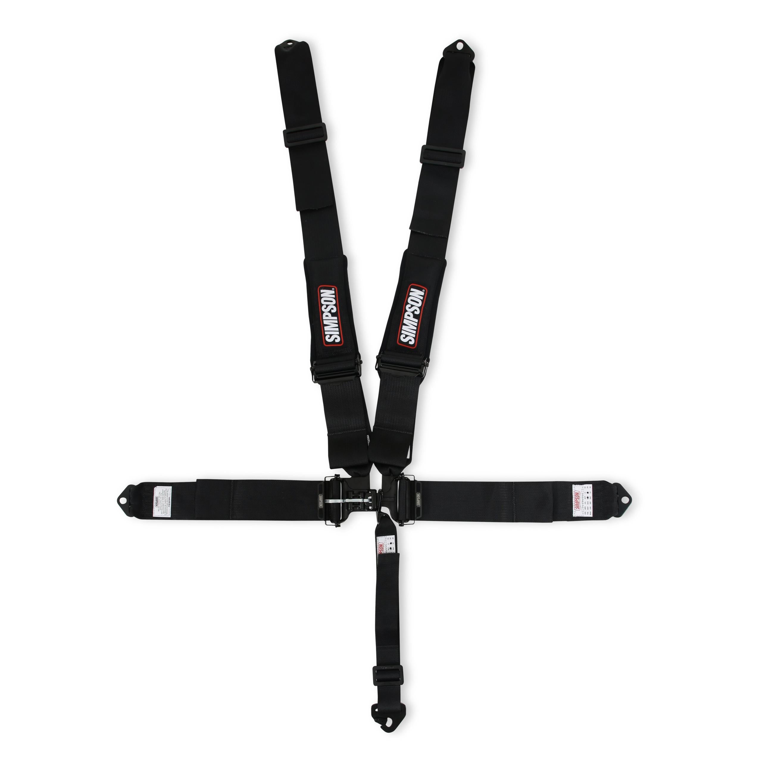 Simpson Racing Latch & Link Off-Road Harness 3" D3 Double Pull down with pads - D3LD5WBP