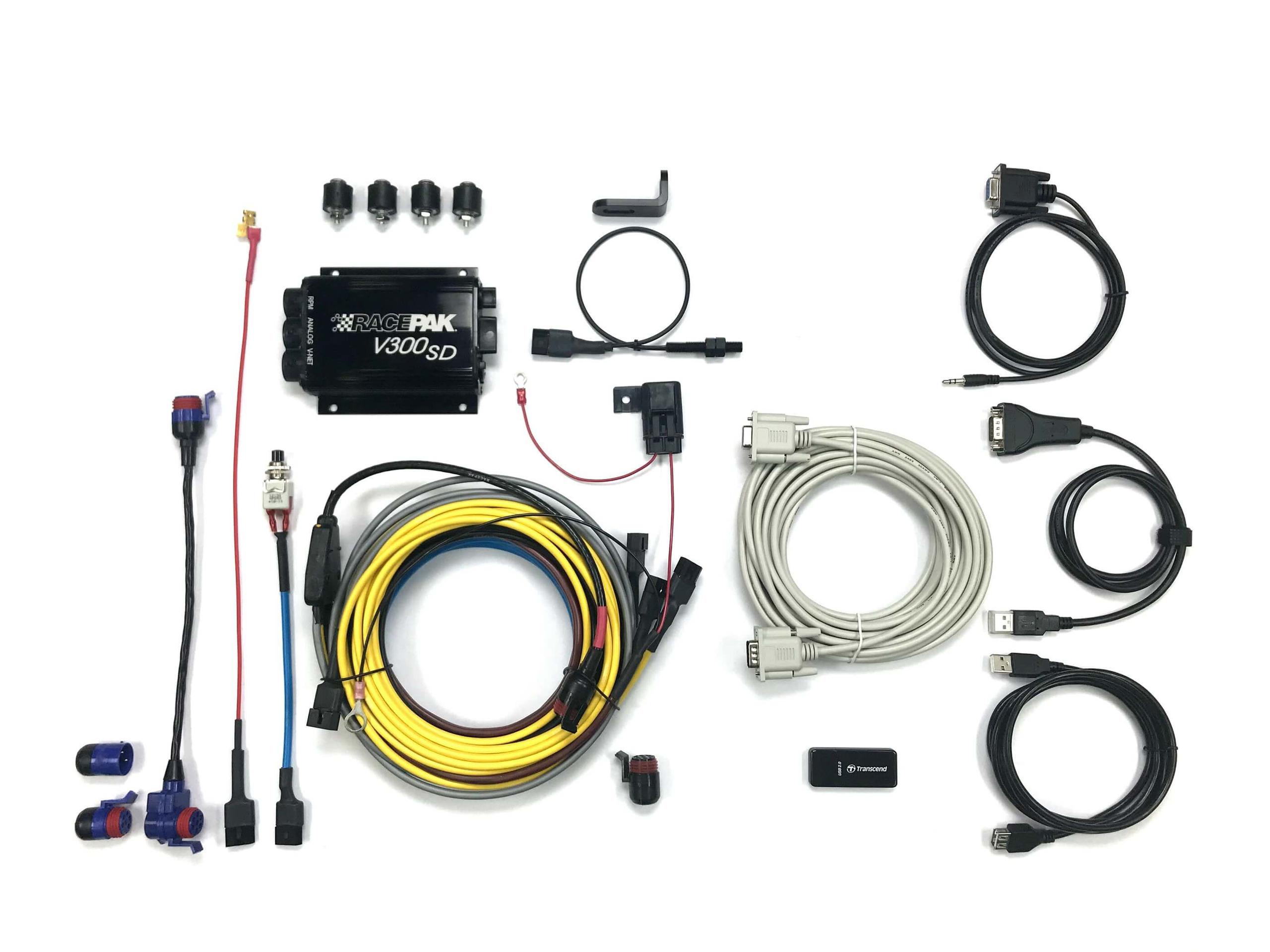 Racepak V300SD Data Logger Motorcycle Kit, Easy Access - 200-KT-V300SDMG