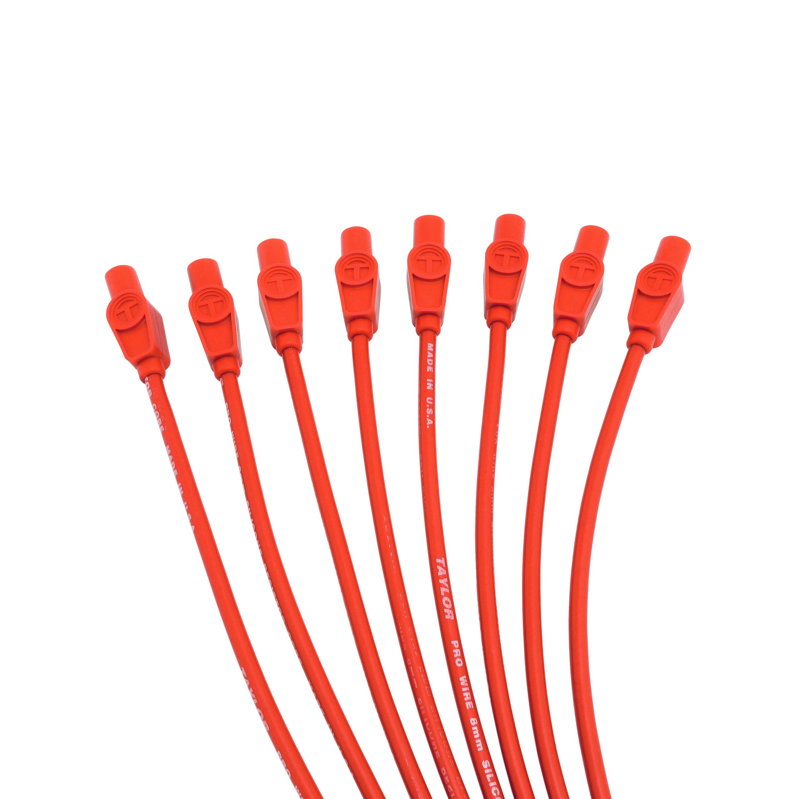 TAYLOR CABLE 8mm Pro Wire RC univ 8 cyl 180 red - 70255