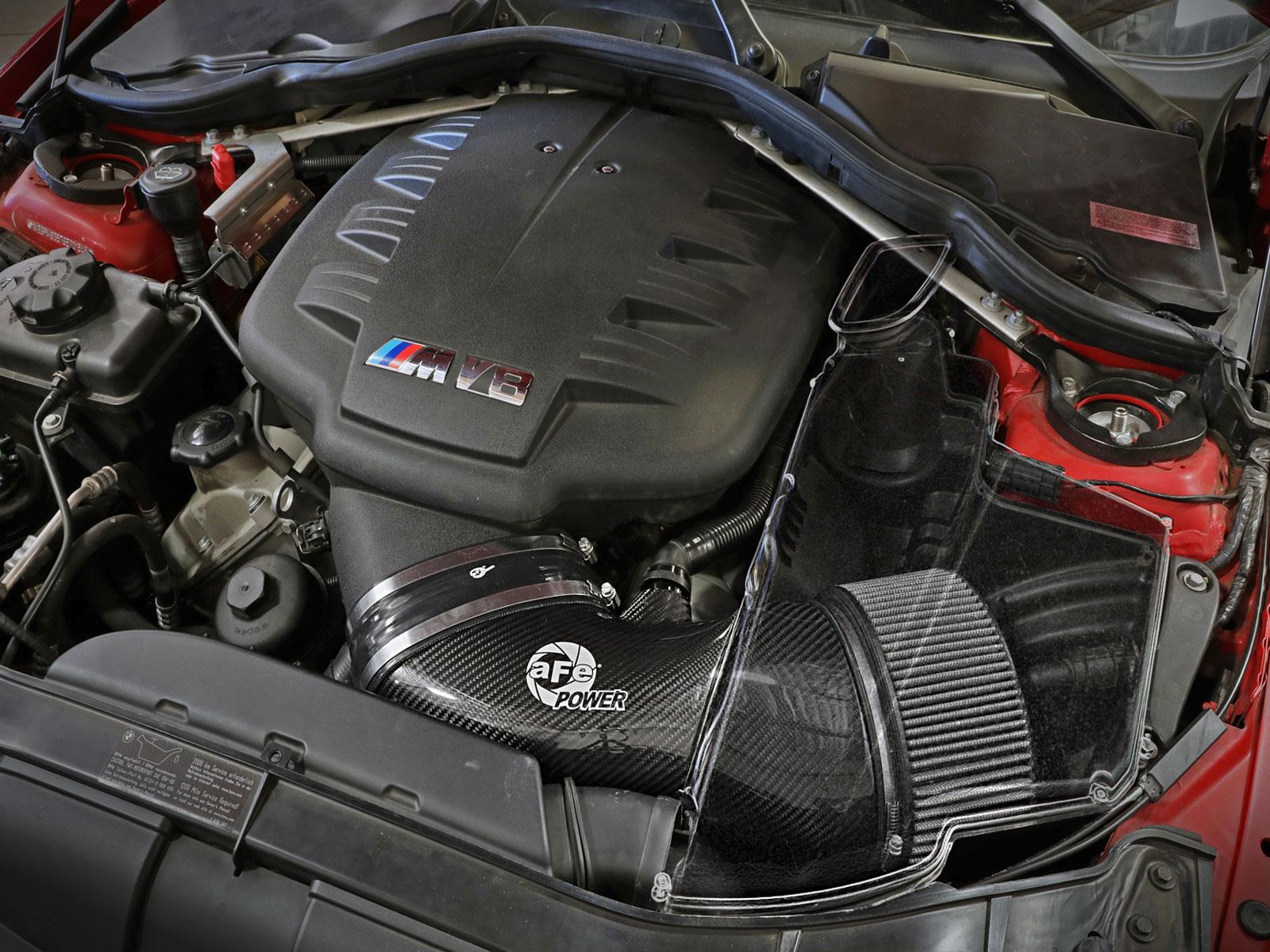 AFE Black Series Stage-2 Carbon Fiber Cold Air Intake System w/ Pro DRY S Media (2008-2013 M3) - 51-31662-C