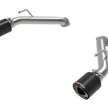 AFE Takeda 2-1/2 IN 304 Stainless Steel Axle-Back Exhaust System w/ Carbon Fiber Tip Nissan Z 2023 V6-3.0L (tt) (49-36137-C) - 49-36137-C