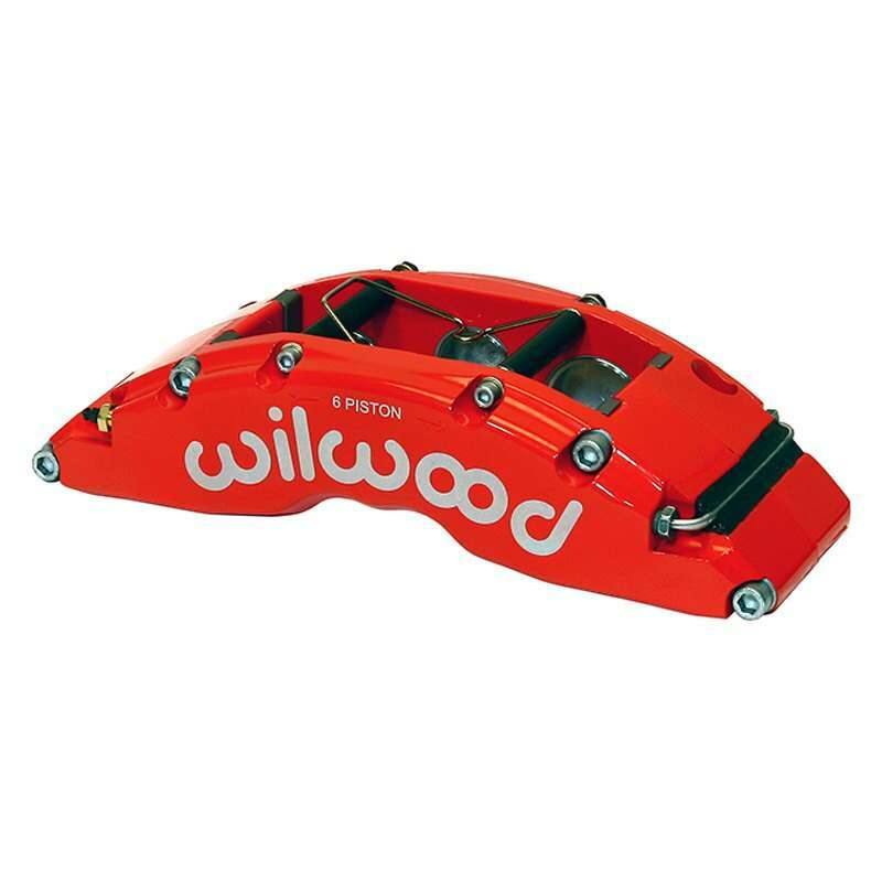 Wilwood Caliper-TC6R-Red 1.75/1.38/1.38in Pistons 1.38in Disc - 120-14317-FSR