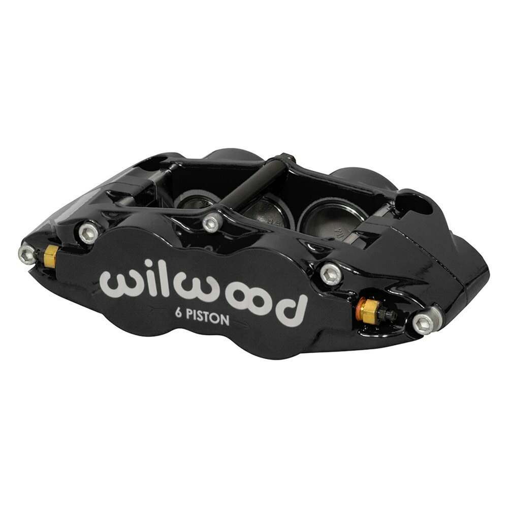 Wilwood Caliper Forged Narrow Superlite R/H FNSL6R-DS Dust Seal 1.62/1.12 1.10in Rotor Width - Black - 120-14436-BK