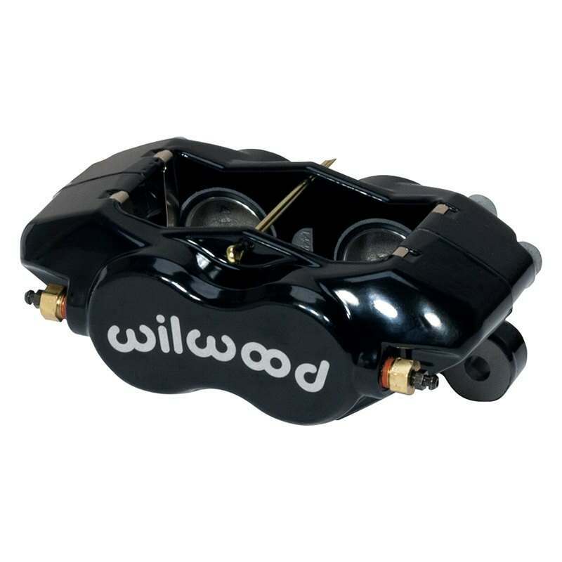 Wilwood Caliper-Forged DynaliteI w/Dust Seal-Black 1.38in Pistons .81in Disc - 120-14446-BK