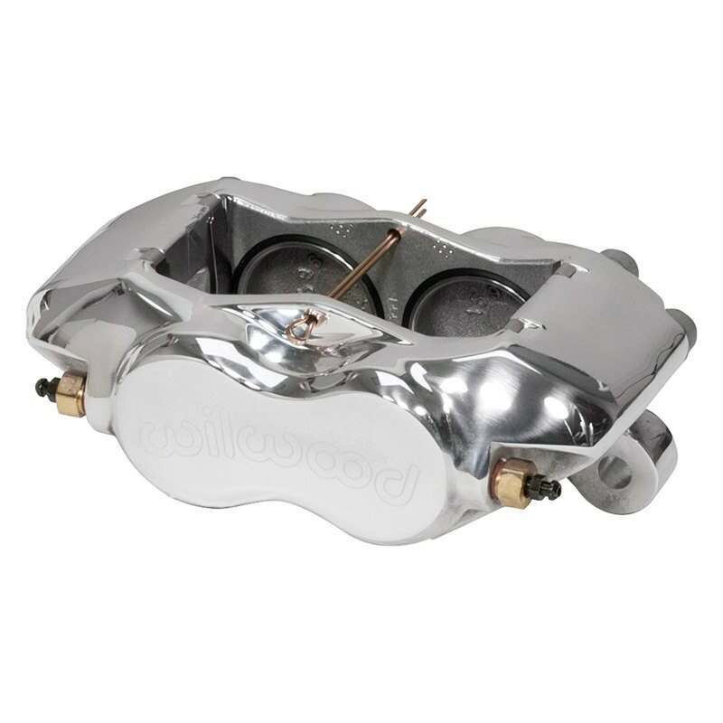 Wilwood Caliper-Forged DynaliteI w/Dust Seal-Polished 1.75in Pistons .81in Disc - 120-14447-P