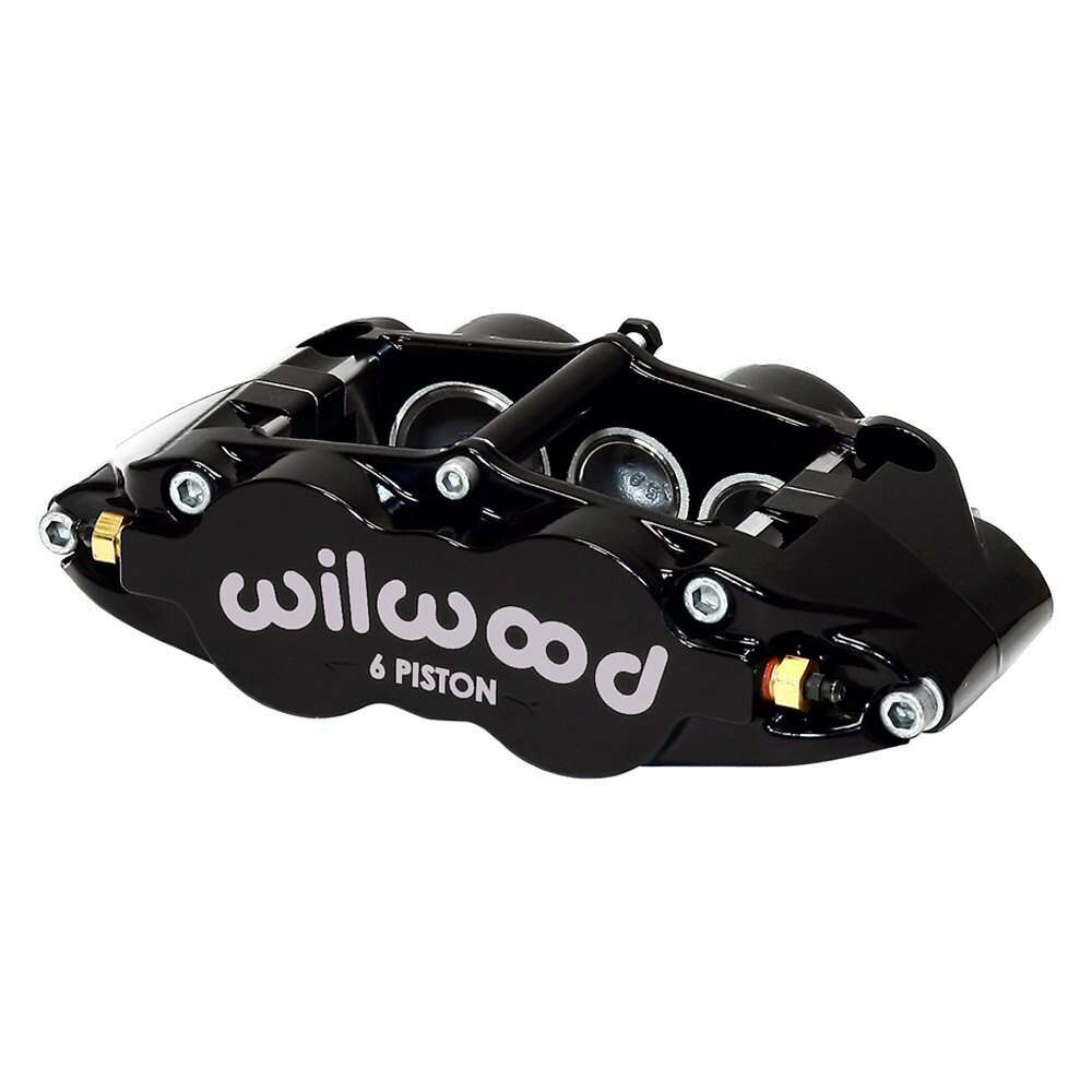 Wilwood Caliper-Forged Narrow Superlite 6R-R/H - Aluminum 1.75/1.25in/1.25in Pistons - 1.10in Rotor - 120-14539-BK