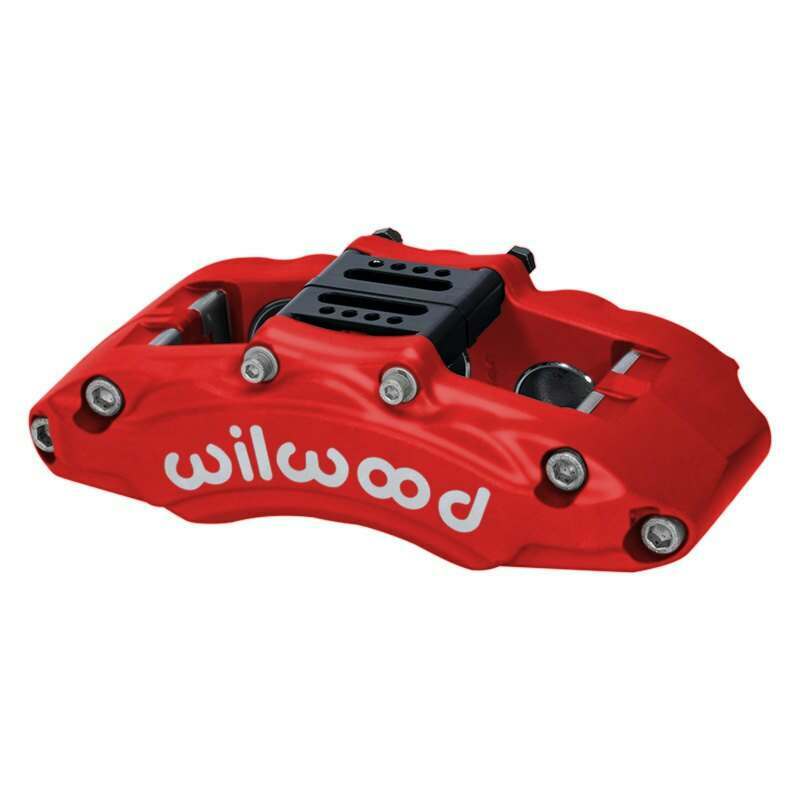 Wilwood Caliper - AT6 Lug Mount Red 1.75in/1.38in/1.38in Piston .75in Rotor - Left Side - 120-14851-RD