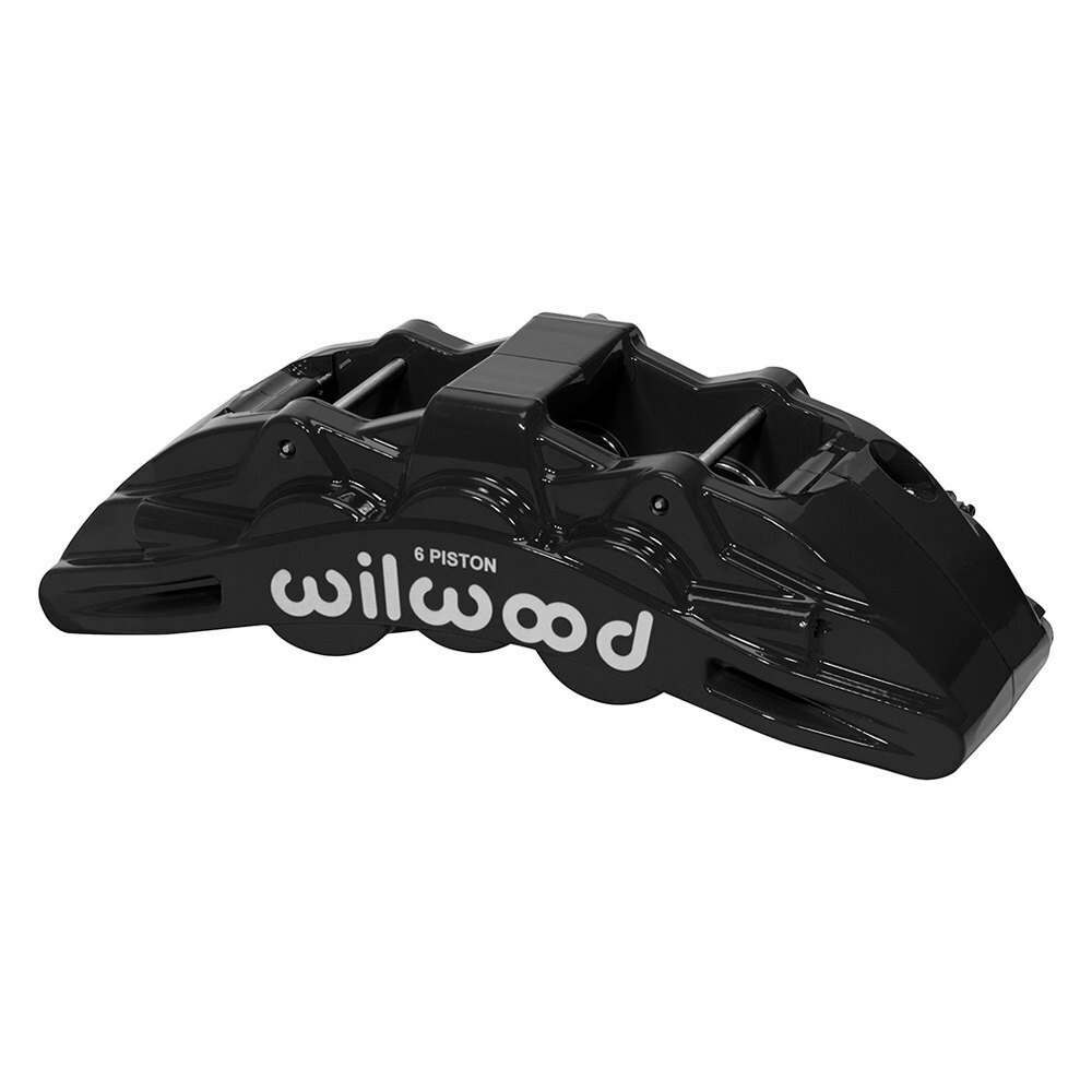 Wilwood Caliper Black SX6R 4.04in Piston 1.25in Disc - 120-14863-BK