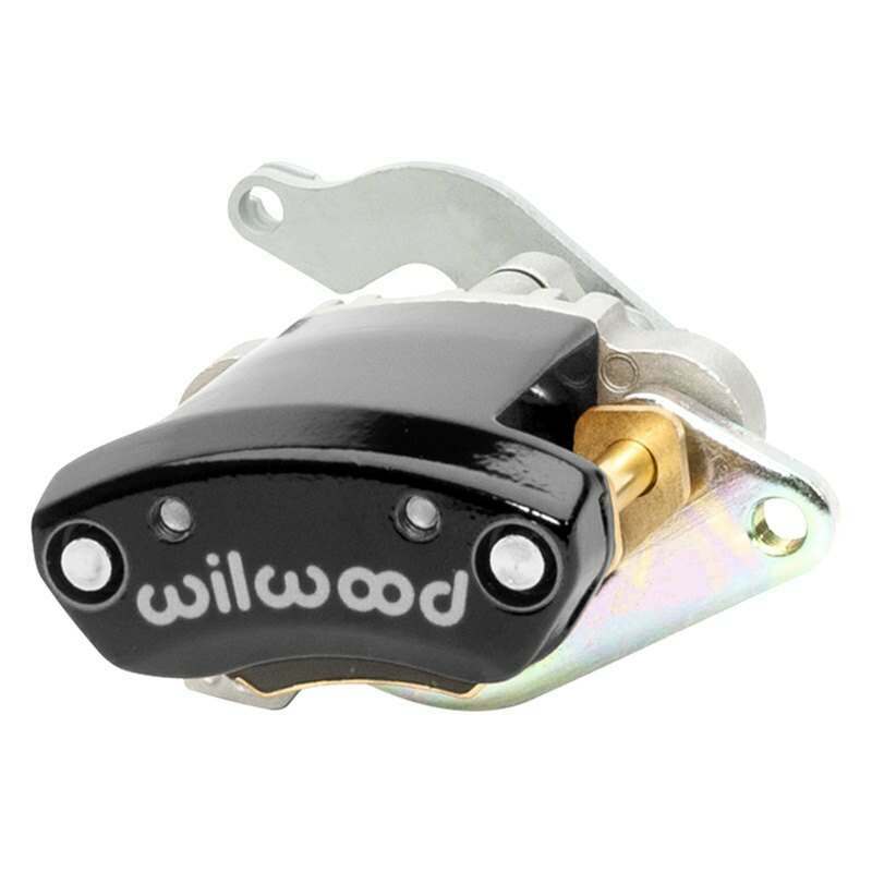 Wilwood Caliper - MC4 Mechanical Left Hand - Black 1.19in Piston 1.10in Rotor - Black - 120-15485-BK