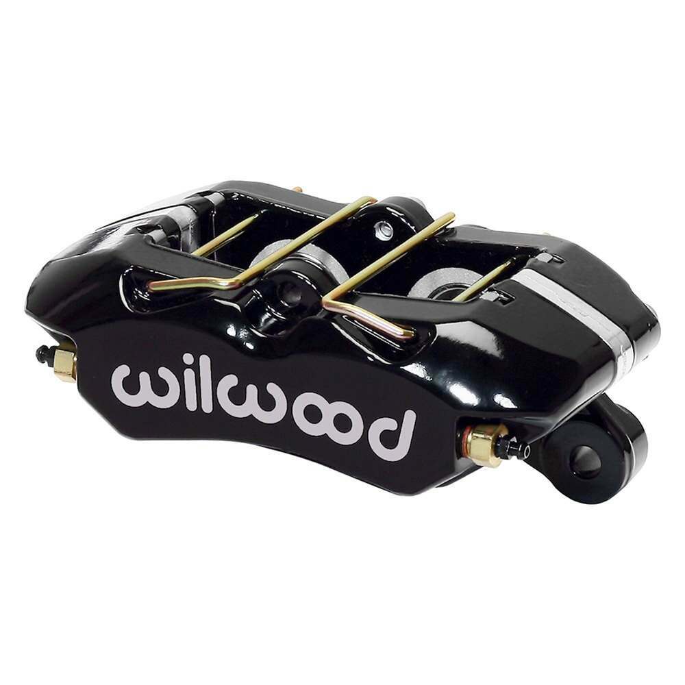 Wilwood Caliper-Forged Dynapro 4 5.25in Mount-Black-Universal 1.38/1.38in Pistons .81in Disc - 120-16190-BK
