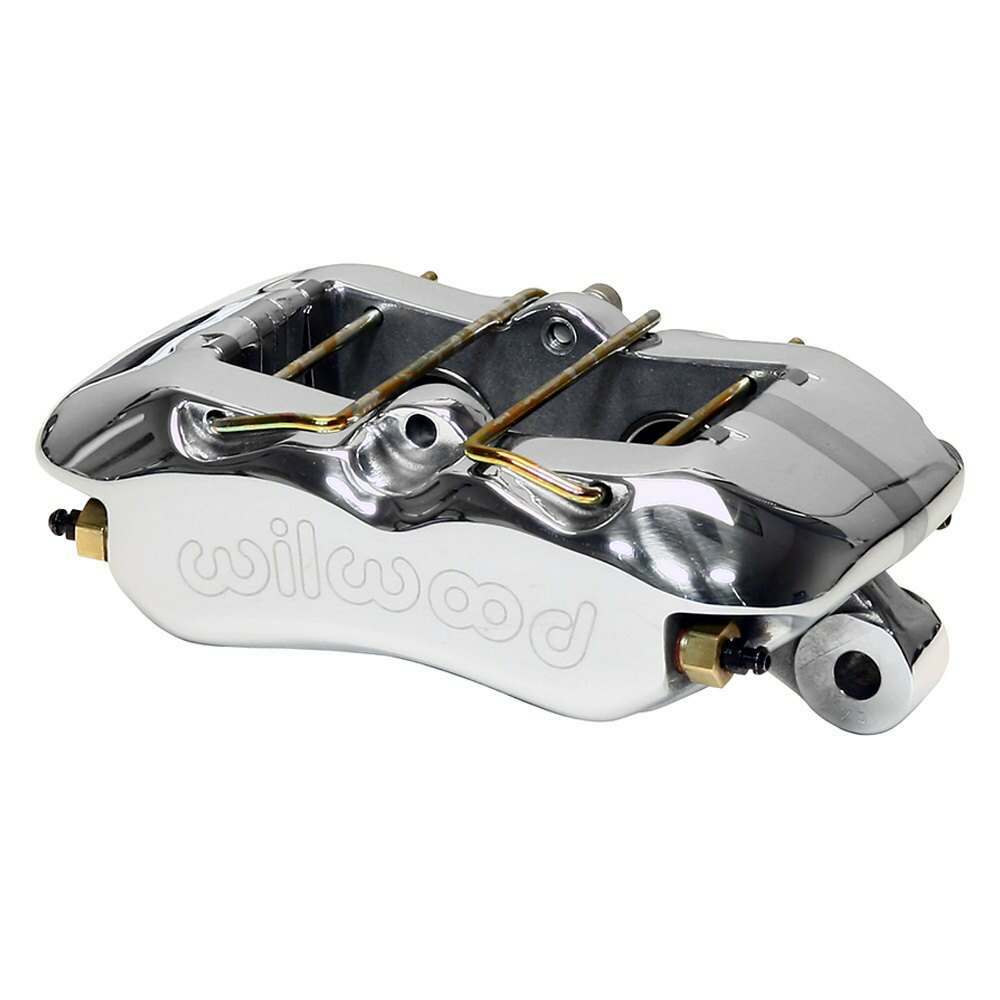 Wilwood Caliper-Forged Dynapro 4 5.25in Mount-Polish-Universal 1.38/1.38in Pistons .81in Disc - 120-16190-P