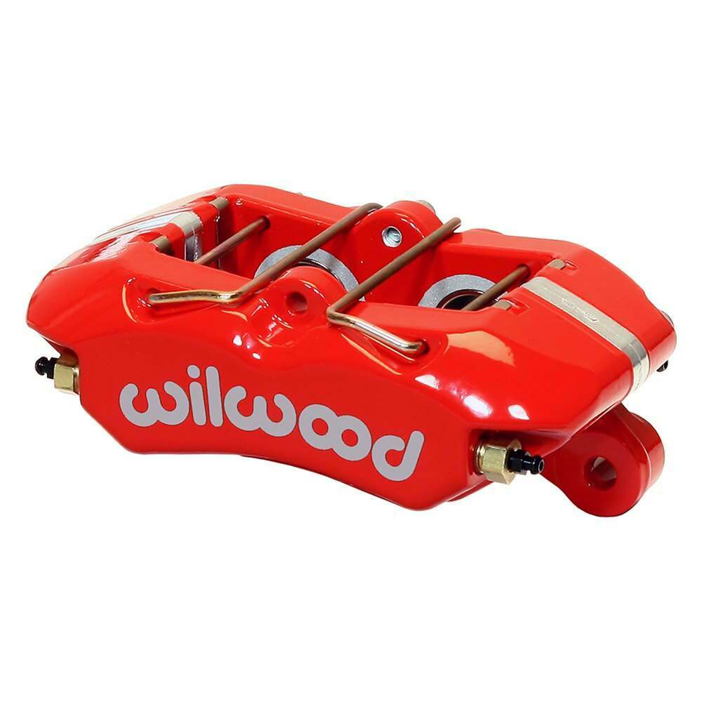 Wilwood Caliper-Forged Dynapro 4 5.25in Mount-Red-Universal 1.38/1.38in Pistons .81in Disc - 120-16190-RD
