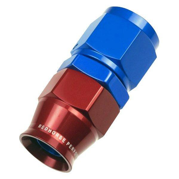 Redhorse Performance -10 AN Straight PTFE reusable  Hose End - Blue - -255394