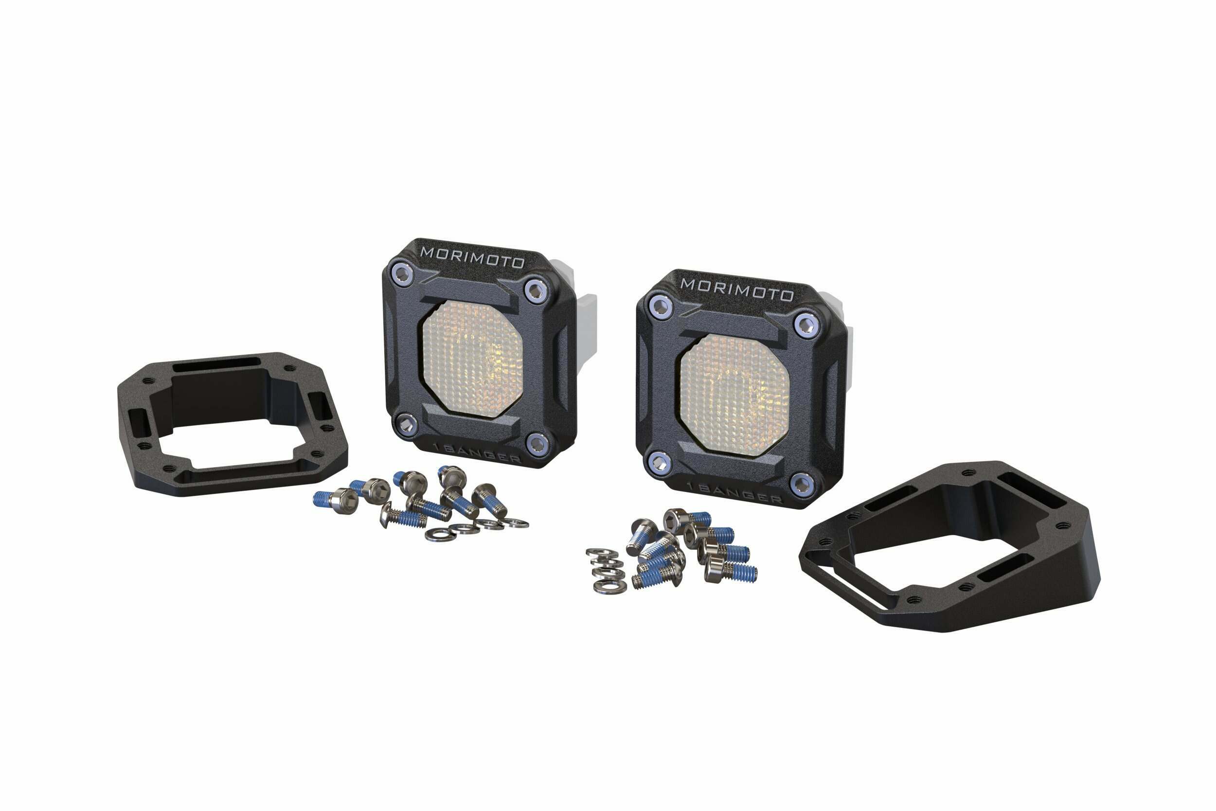 Morimoto Flush or Angled Mounting Kit: Morimoto 1Banger - BAF146