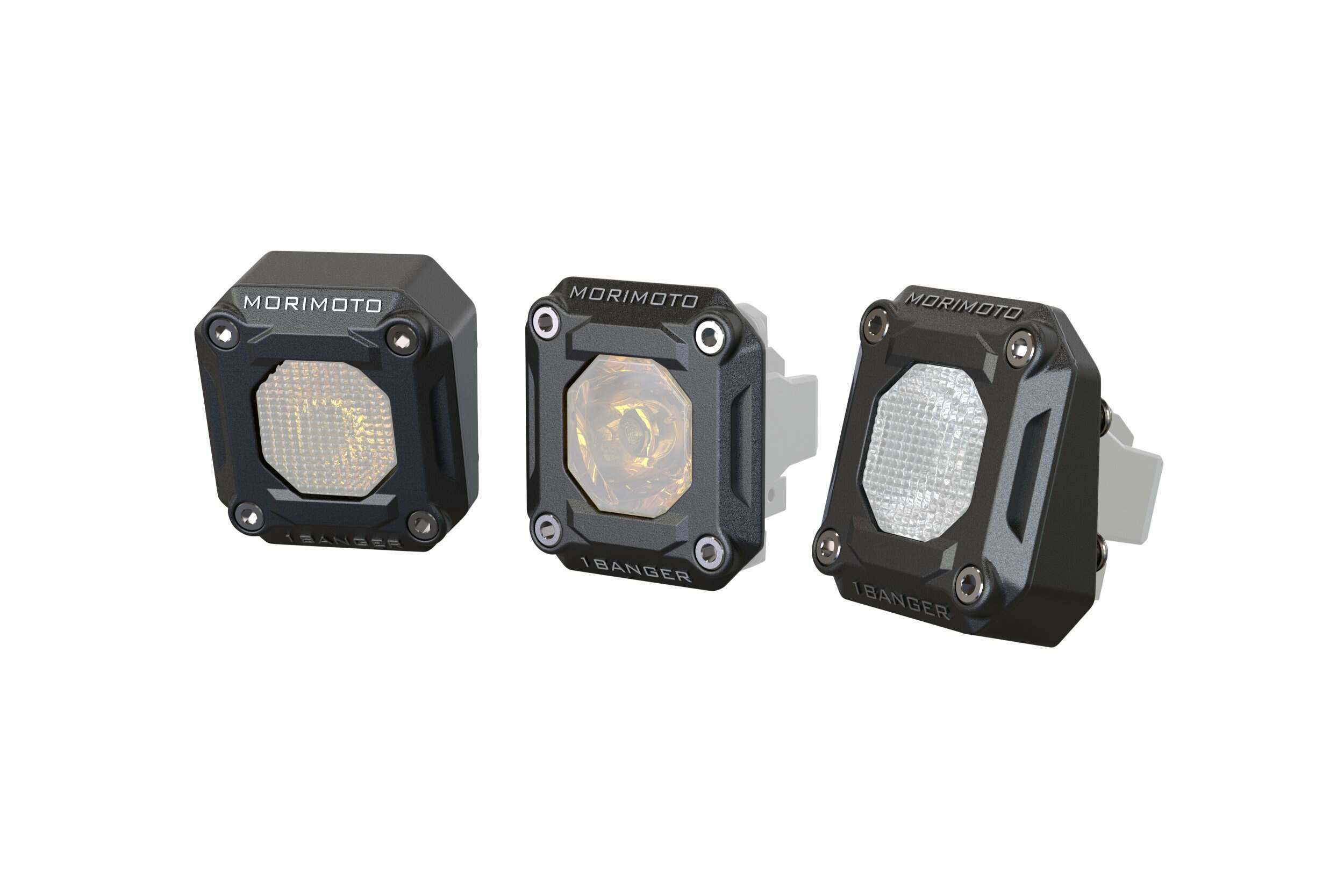 Morimoto Flush or Angled Mounting Kit: Morimoto 1Banger - BAF146